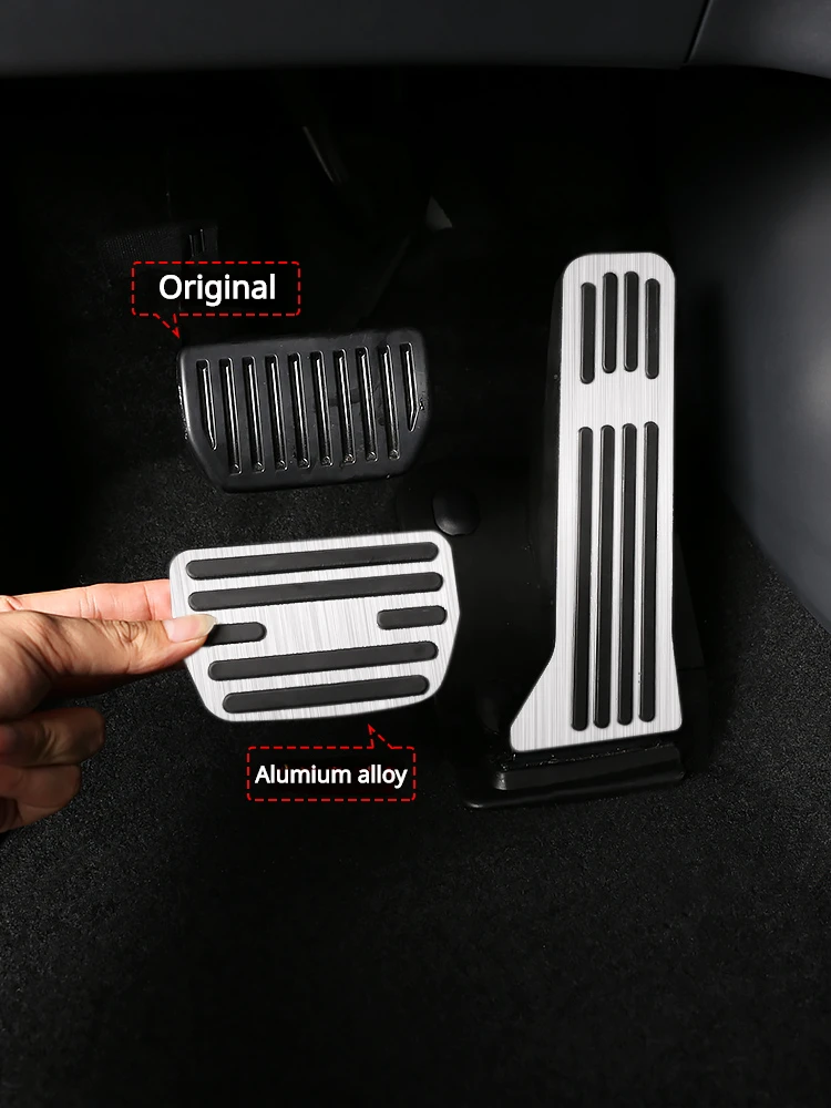 Car Foot Pedal Anti-Skid Alumium Alloy Fuel Brake Accelerate Pedal Cover Car Styling For Changan Deepal L07 S07