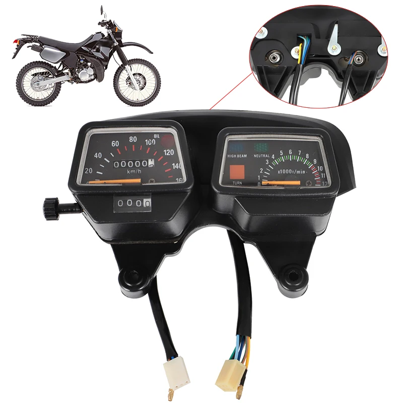 DT125R Speedometer Tachometer Digital Meters Instrument Cluster Turn Signal Light Indicator For Yamaha Enduro Ometer DT 125 125R