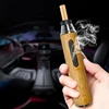 Portable Car Ashtray Mini Car Ashtray Anti Soot-flying Cigarette Cover Anti-ash Luxury Wood Cigarette Holder 4