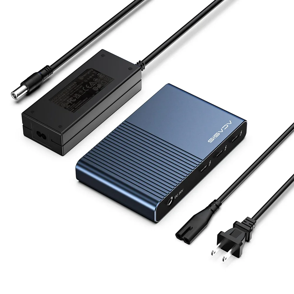 Acasis-thunderbolt 4ドッキングステーション、40 gbps、usb 4.0