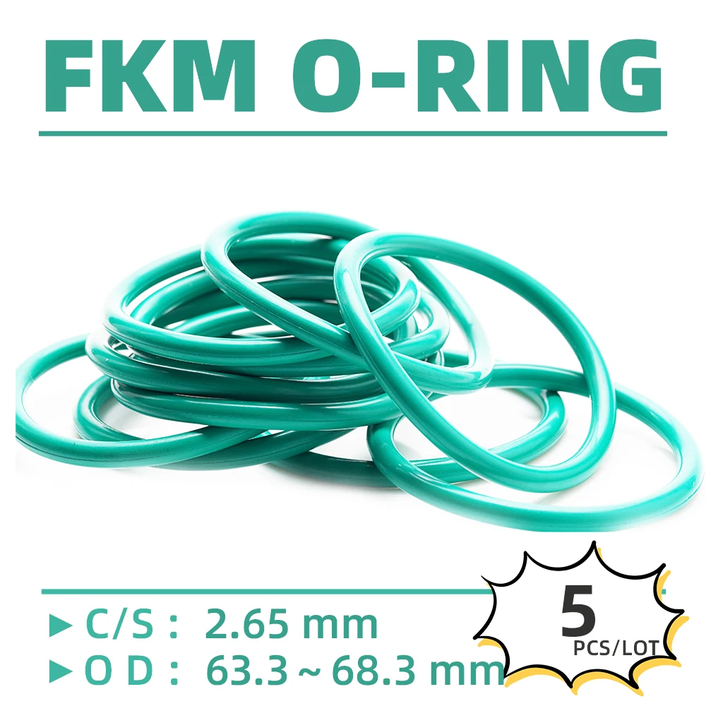 

Резиновое уплотнительное кольцо 2 шт./лот FKM CS 2,5 мм OD 160/165/170/175/180/185/190/195/200/205/210/215/220 мм, маслостойкое, водонепроницаемое