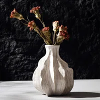 CAPIRON Retro Vase Flower Arranging Art Ceramic Bottle Vintage Unique Ikebana Centerpiece Tabletop Decoration Accessories Object 1