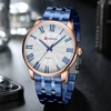 CURREN 2022 Simple Quartz Watches for Men Classic Business Wristwatches with Roman Numbers Stainless Steel Band 5
