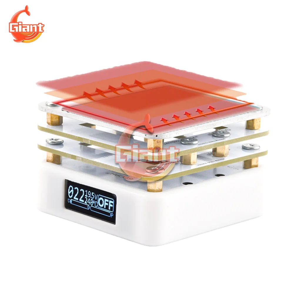 MHP30 Mini Hot Plate PCB SMD Board Soldering Plate Adjustable Constant Temperature Heating Tool