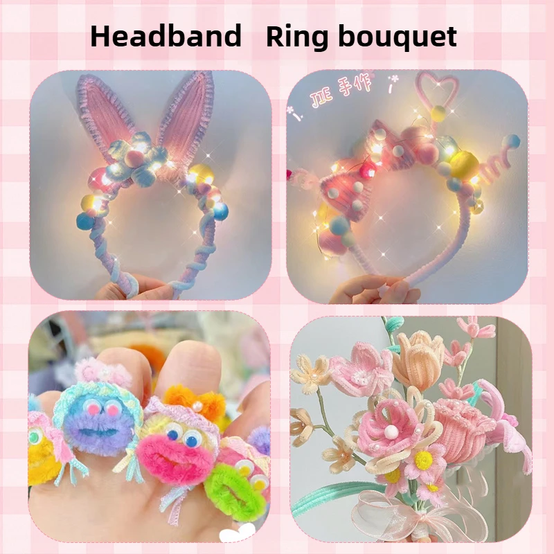 Chenille Pipe Cleaners 100PCS for DIY Handcraft