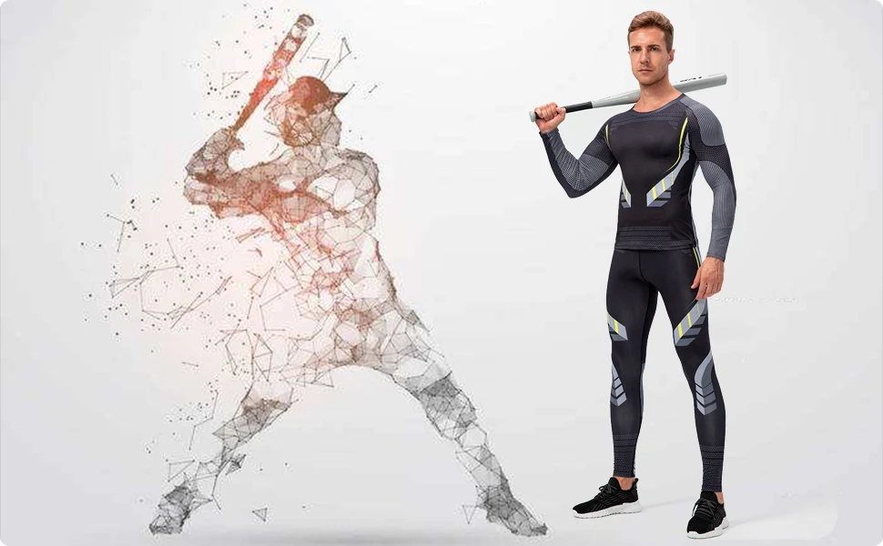 Description Picture 5 of itemCompression Men's Leggings Fitness Quick-drying Sports Gym Tights Men Running Stretchy Bodybuilding Jogging Pants Rash Guard