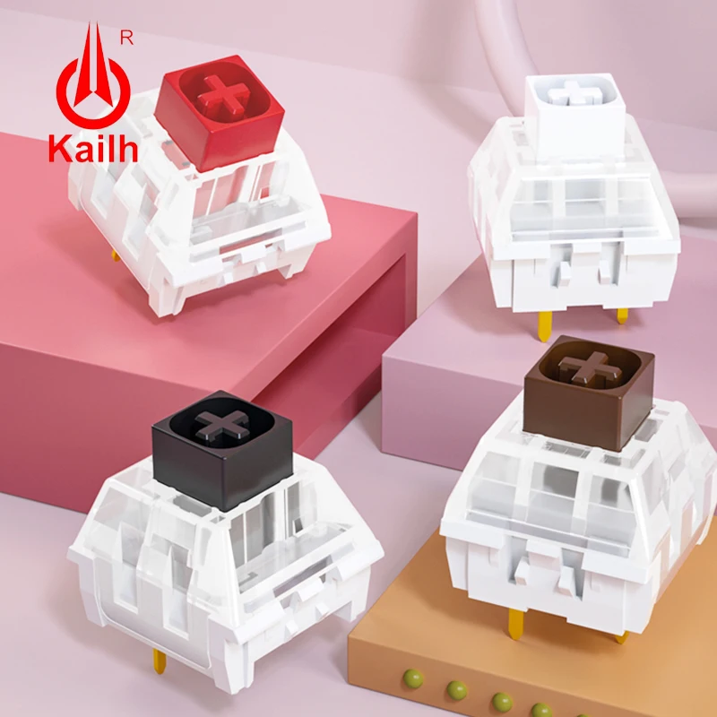 Kbdiy Kailh Caixa Interruptor Branco Vermelho Marrom Preto Rgb Smd Interruptor para Faça Você Mesmo Teclado Mecânico mx Interruptores de Jogo Teclado
