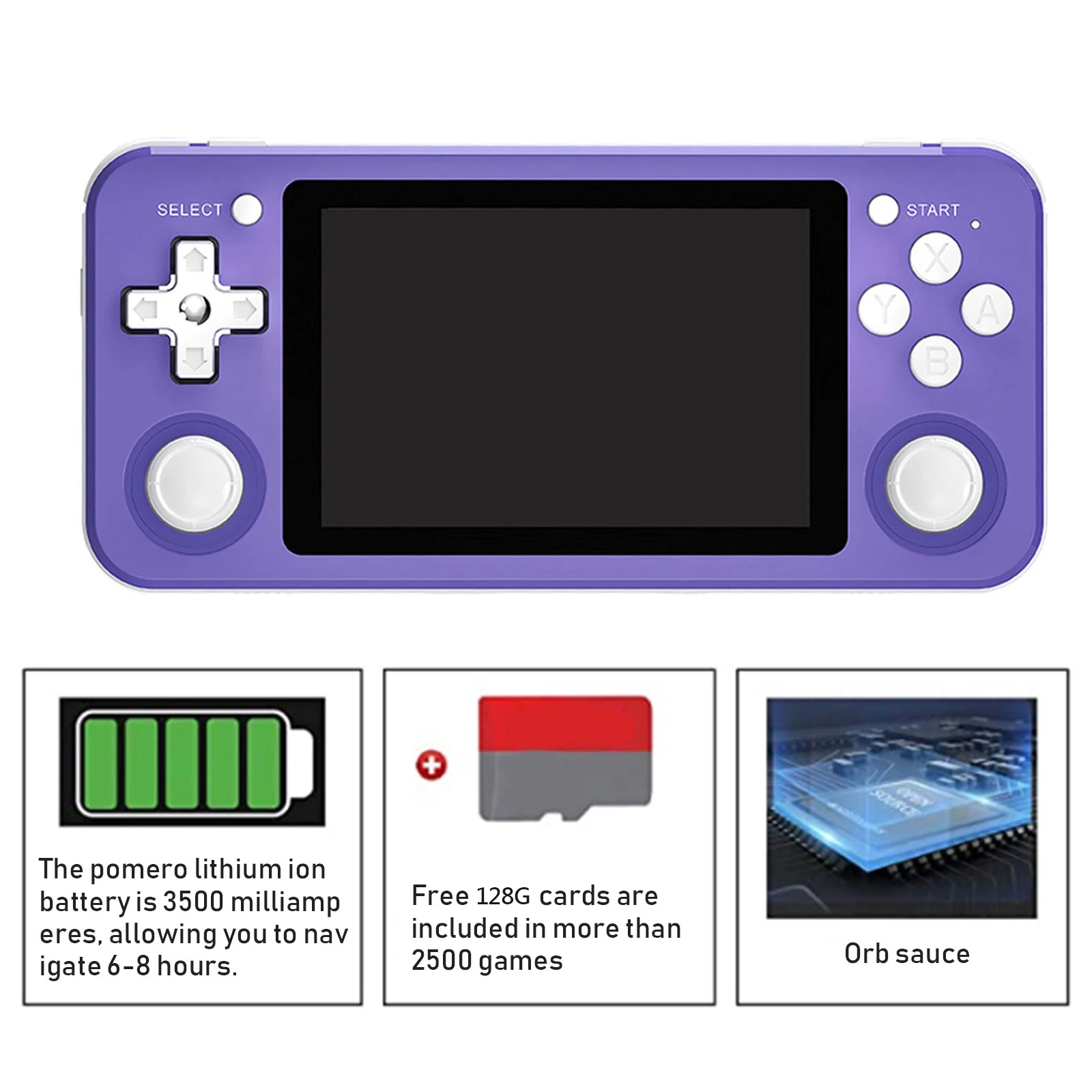 Rg351p Retro Game Console Open Source System Video Game Handheld 3.5