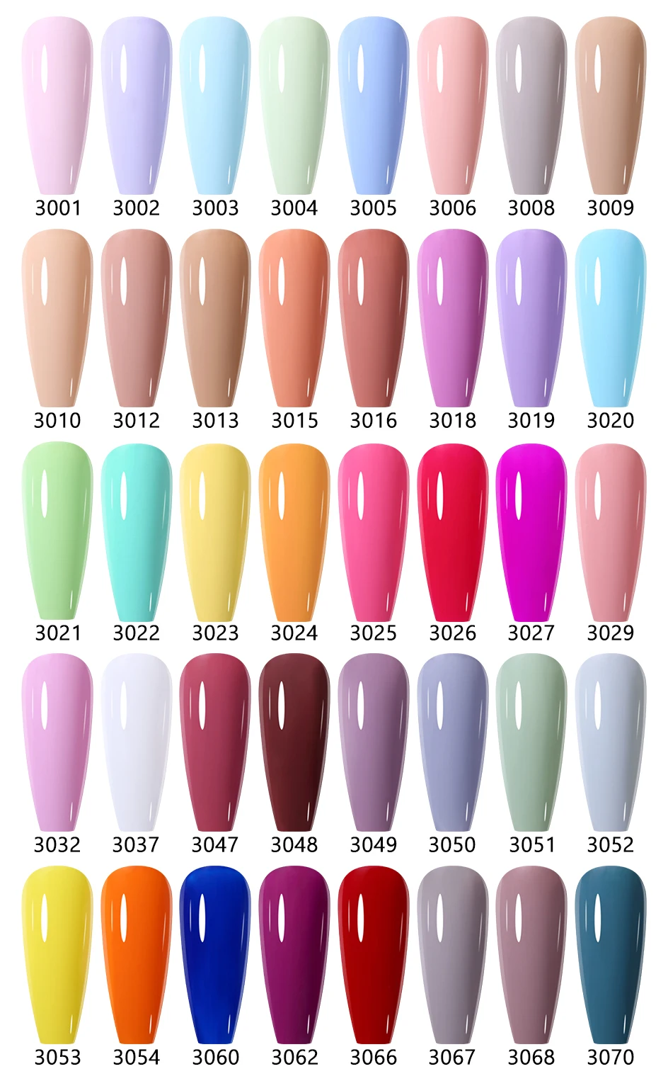 Description Picture 6 of itemNAILCO 15ml Black Series Nail Gel Polish 333 Colors Blue UV&LED Gel Varnish Nude Red Soak Off Semi Permanent UV Nail Gel Varnish