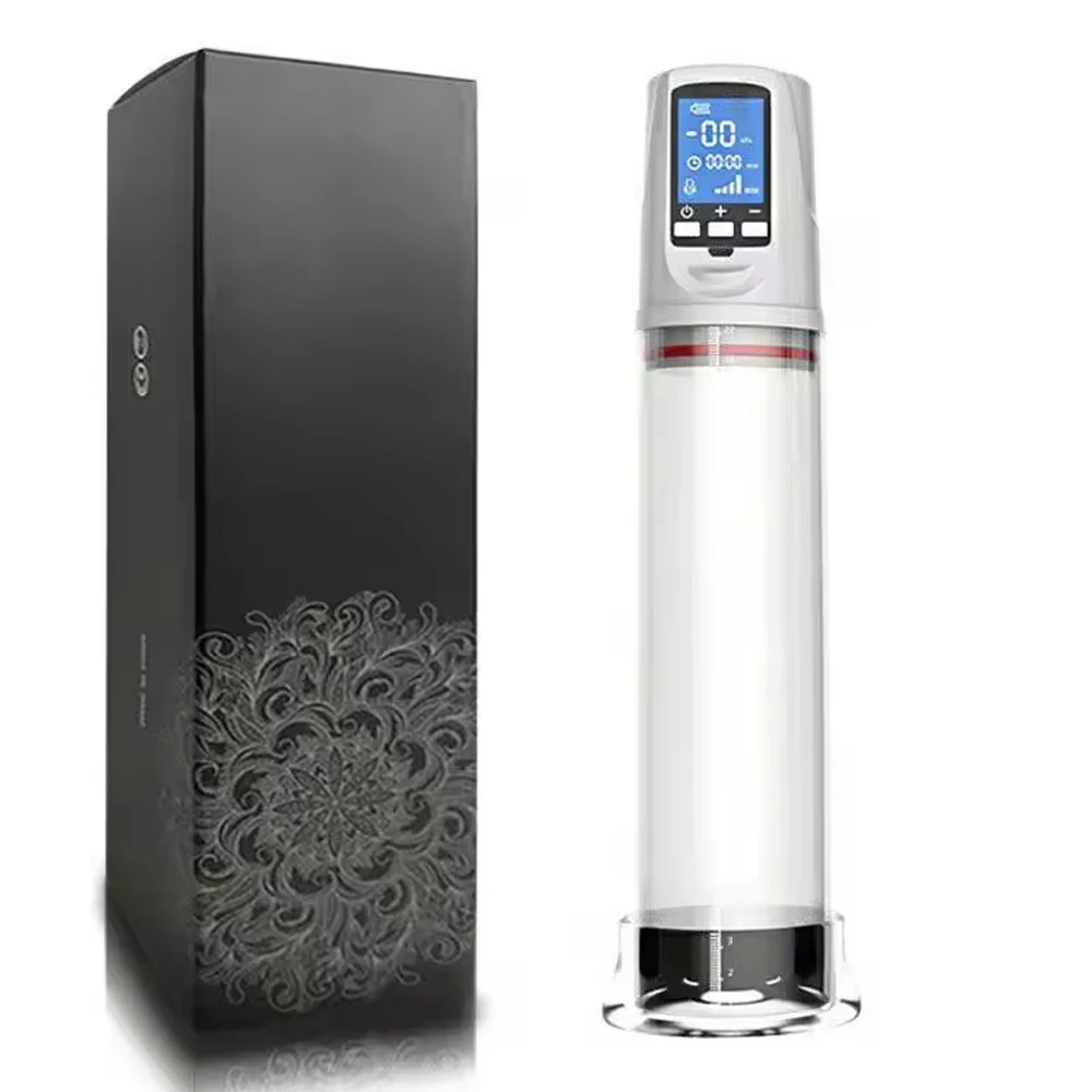 Automatic Penis Pump Suction Vacuum Male Masturbation Penis Extender Dick Erection Enhancement Trainer Adult Sex Toys