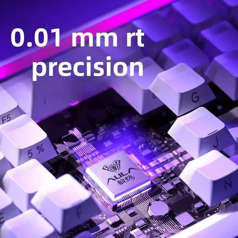 AULA HERO 84HE 8K INSTOCK Magnetic Switch Gaming Keyboard E-sport Custom RGB Mechanical Keyboard Ergonomics Game Accessories New