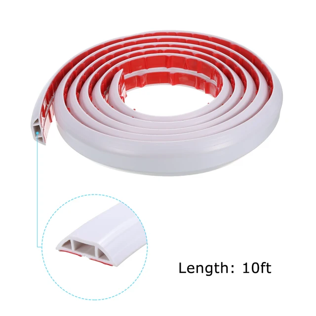 Protect and Organize Your Cables with the 10ft Floor Cable Cover