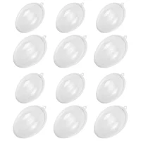 Transparent Egg Box Easter Scene Hanging Ornament Shaped Pendant Plastic Craft Decor Themed Festival Prop Christmas Decorations 1