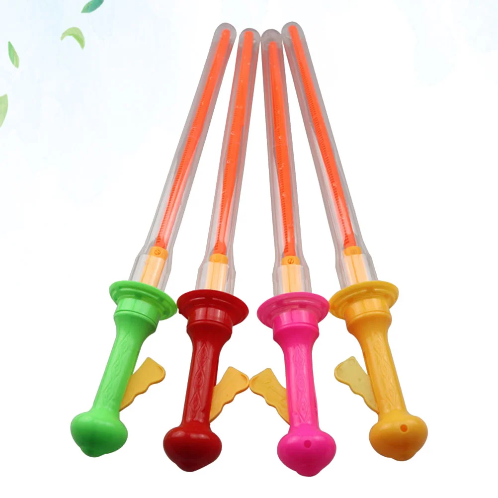 4 Pcs Toy Bubble Stick Kids Toys Maker Outdoor Playing Wands Party Favors Large Child 4