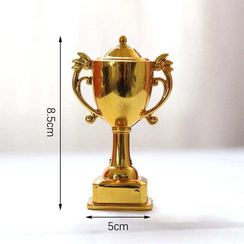 5x8.5cm 상패 트로피 우승자 트로피 어린이 플라스틱 장난감 어린이 대회 보상 상품 파티 선물