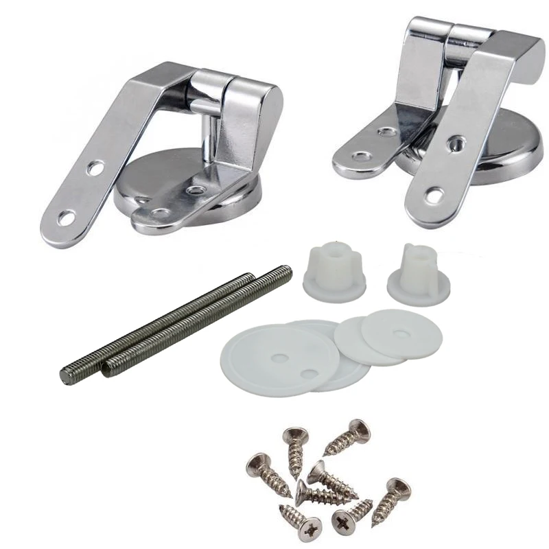 

Stainless Steel Seat Hinge flush toilet cover mounting connector toilet lid hinge mounting fittings Replacement Parts mx01111136
