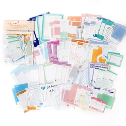 Vintage Memo Paper Set - 100 Sheets for Scrapbooking, Journaling, and Creative Projects (F)