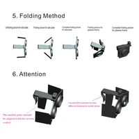 Foldable 3D Glasses Plastic 3D Virtual Reality VR Glasses Kits Foldable Virtual Reality VR Glasses for Android/iOS Mobile Phone - Image 5