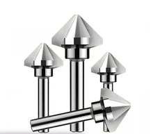 

3 Flute 90degree HSS/TiSiN Coating 6542 Countersink Chamfering Tool Wood Steel Chamfer Cutter Power Tool 4.5 To 50mm