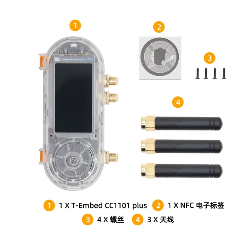 บอร์ดพัฒนา ESP32-S3 พร้อมจอ LCD 1.9 นิ้ว และโมดูล NFC/RFID