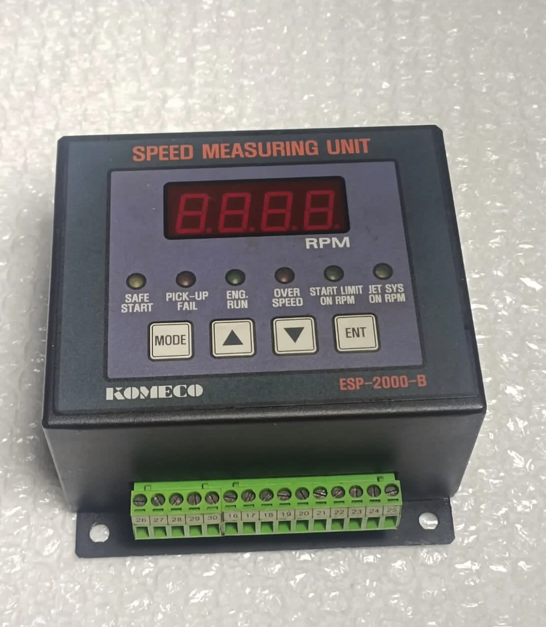 

ESP-2000-B, единица измерения скорости