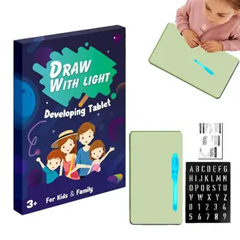 LED Light Drawing Pad Drawing Board For Kids Reusable Doodle Board Portable Learning Educational Toys Toddler LED Drawing Board 1
