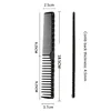 Hair Cutting Comb Hairdressing Combs Hairstylist Professional Long Hair Sparse Teeth Salon Styling Tools Haircut Hairbrush Y0927 2