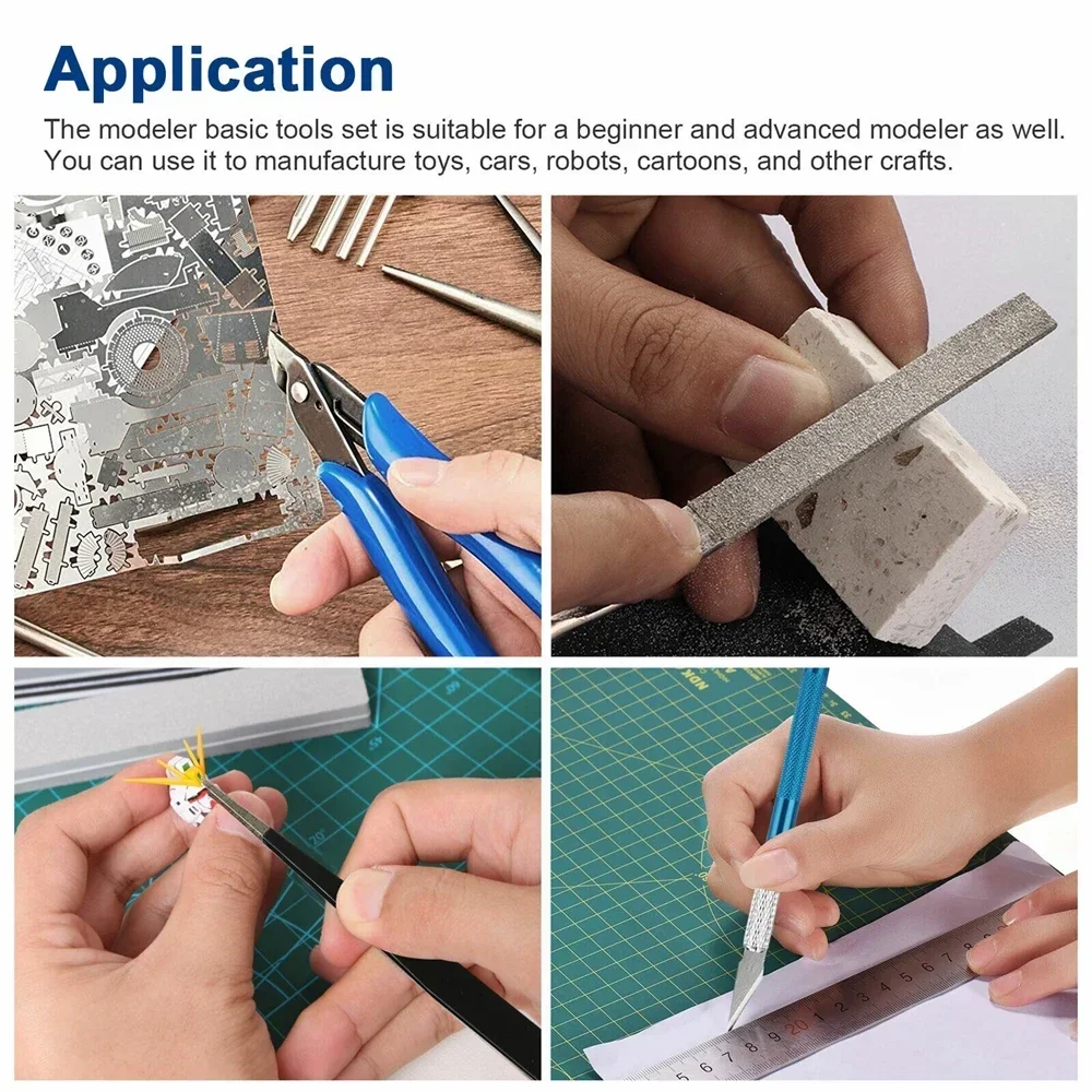 Gundam Model Tools Kit Gunpla Tool Model Hobby Tool Kits Gundam Modeler Basic Tools for Hobby Building Making Assembling
