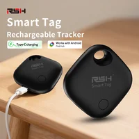 Rechargeable Locator Home Item Tracker Bluetooth Smart Tag via Google's Find Hub App Play Sound Long-Distance Finder For Android