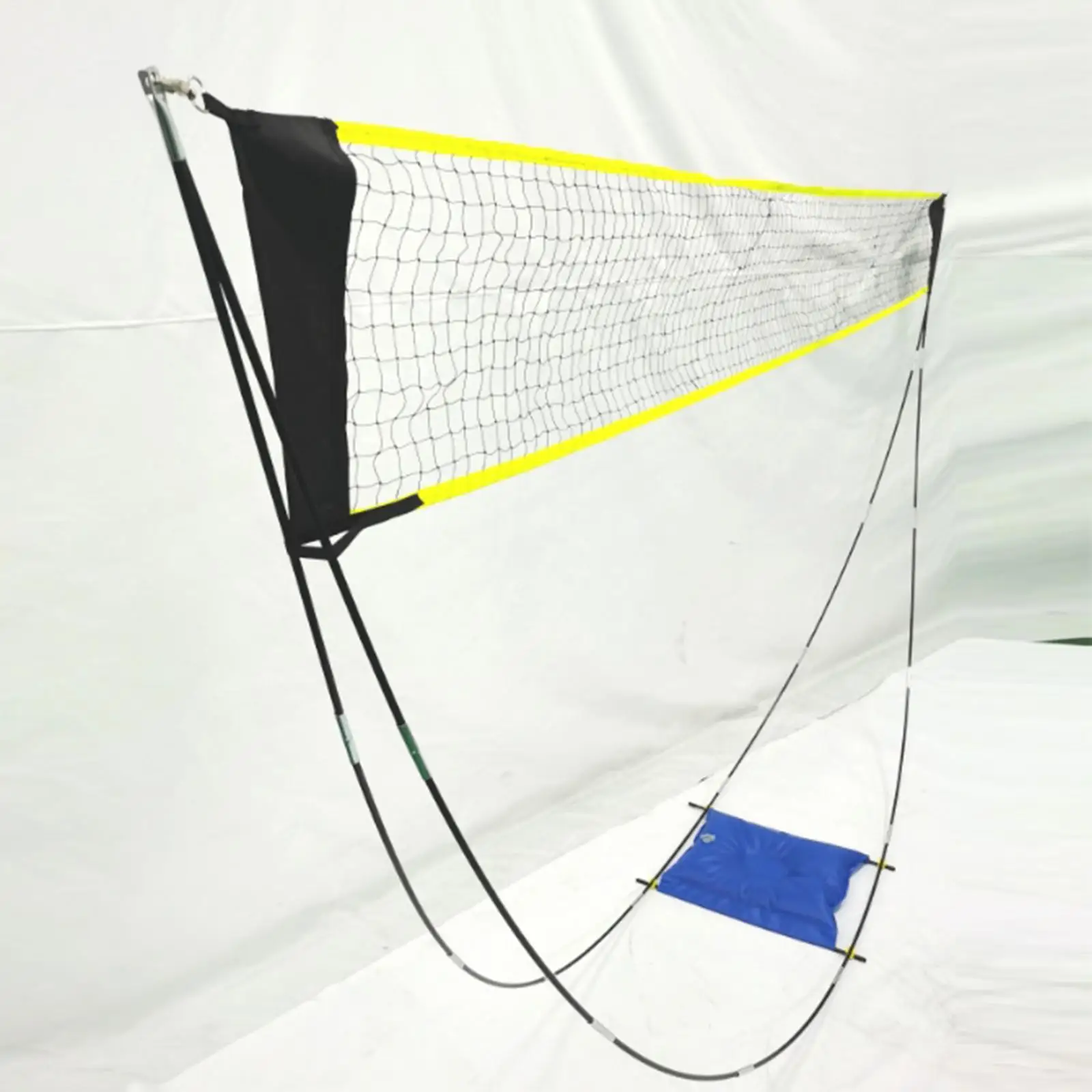 Filet De Badminton/volley Portable 5m Bleu Hauki - Hauteur 155 Cm, Neuf, Garanti, Origine Allemagne