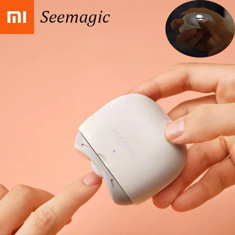 Электрические автоматические кусачки для ногтей Xiaomi seemagic триммер ножницы