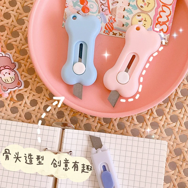 1 PC Mini Letter Opener Utility Knife Cute Retractable Paper Cutter Scrapbooking Tools Stationery for School Office