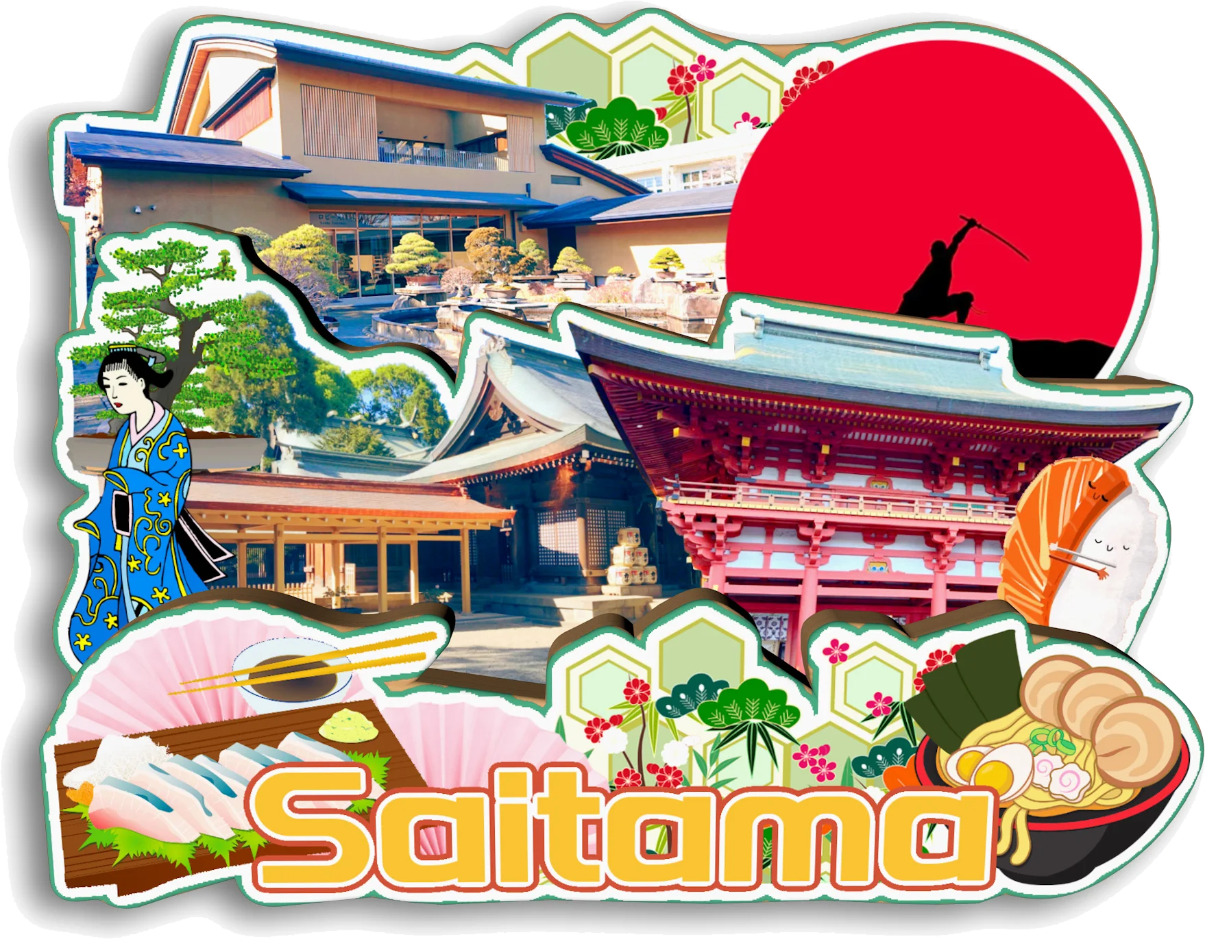 Sapporo Kobe Kyoto Saitama Hiroshima Sendai Chiba Niigata Japan Fridge Magnet Travel Souvenir Gift magnetic fridge magnets magnetic fridge stickers