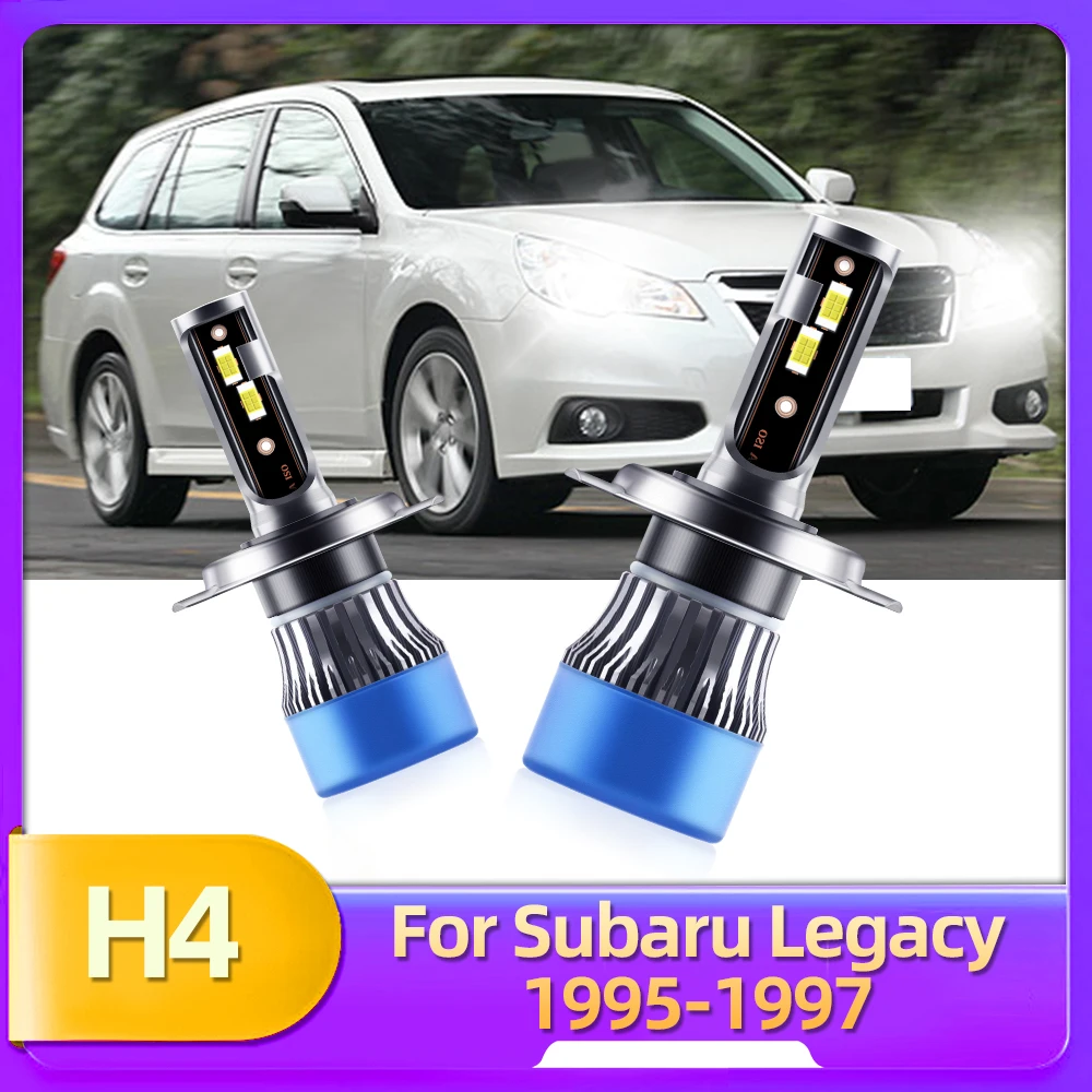 

LSlight Led Headlight Bulbs Car Lamps Lights 12V Auto Turbo For Subaru Legacy Sedan Wagon 1995 1996 1997 Headlamp Fitment Luces