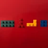 4pcs/set Building Block Key Hooker Wall Coat Hook Modern Decoration Home Hall Organization Door Back Decorative Hook 1