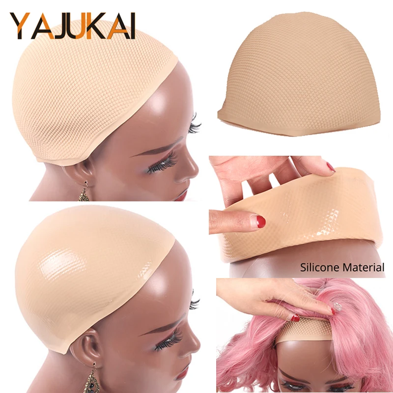Silicone Cap Mannequin Head, Silicone Cap Wig, Wig Accessories