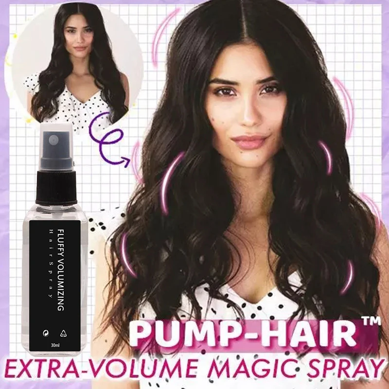 Non-sticky Fluffy Non-greasy Efficient Long-lasting Pump-hair Shape Fluffy Hair Frizz-free Long-lasting Super Large Capacity