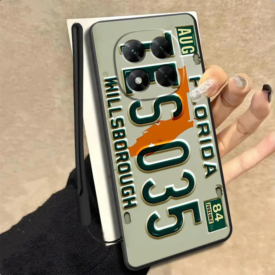 Vintage License Plate Design Phone Cover Case