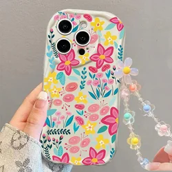 Floral Bunny Charm Phone Case with Chain Attachment - Nova 10 SE (S24436)