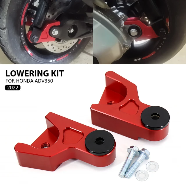 Nuevos accesorios para motocicletas Kit de descenso trasero 25mm CNC  aluminio para Honda Adv350 Adv 350 Adv350 Adv 350 2022