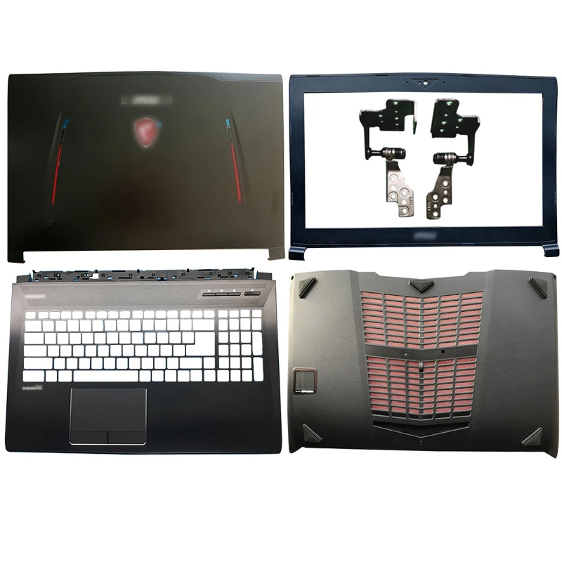 

Новинка для MSI GT62 GT62VR Женская задняя крышка для ноутбука с ЖК-экраном/передняя рамка/петли/Упор для рук/Нижняя крышка 3076L2A231Y311