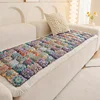 New Bohemian Pure Cotton Couch Cushion Universal for All Seasons Sofa Mat Home Mat Decor Non-slip Rectangular Seat Couch Cushion 5
