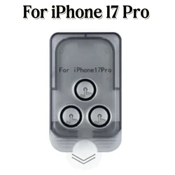 Removable Easy Install Clear AR Lens Cap - Dust - Free Camera Protector with Tempered Glass Film - 2Set (For 17 Pro)