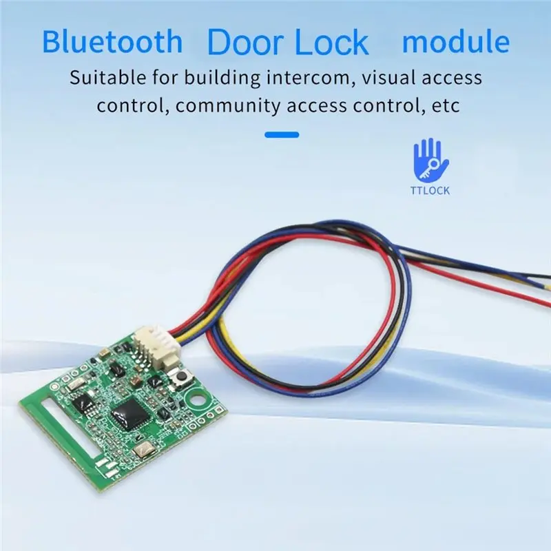 B03B-APP 제어 스마트 전자 도어 잠금 스위치 TTLOCK 천장 잠금 해제 모듈 용 블루투스 스마트 홈 스위치 모듈 SN9243