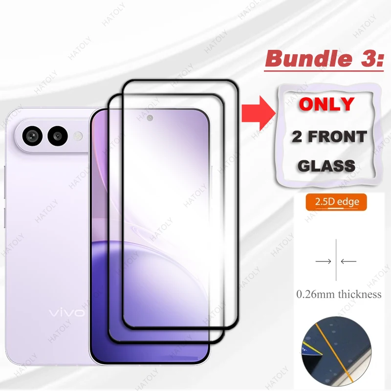 Premium Glass Screen & Camera Lens Protector with Black Edging