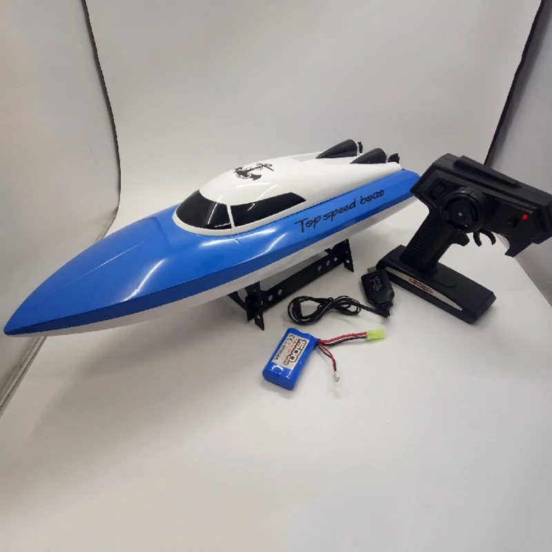 DIY Hull Assembly Dual Motor RC Boat Speedboat 2.4G RC Receiver + Power Accessories 5