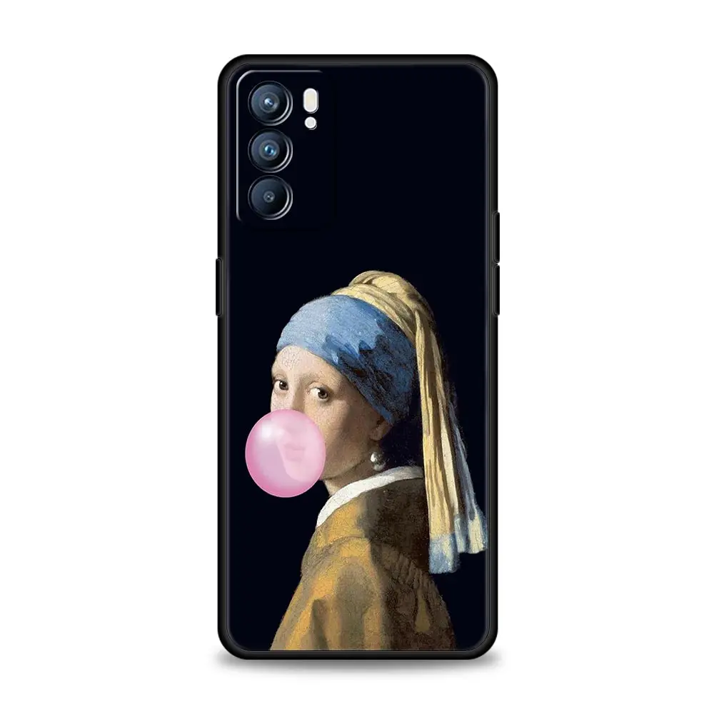 Artistic David and Mona Lisa Phone Case - Elegant Design Cover