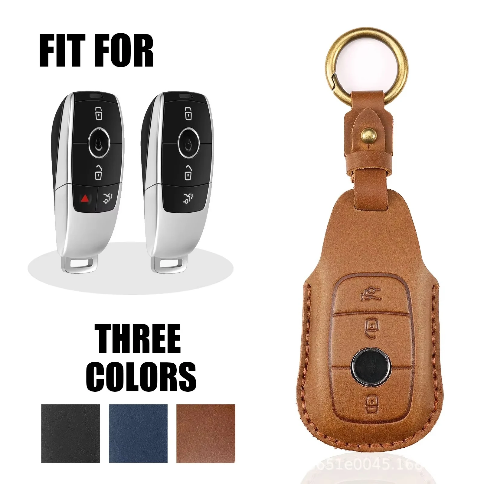 Premium Leather Car Key Cover Case