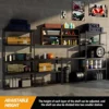 Garage Storage Shelves, Adjustable 5-Tier Metal Heavy Duty Shelving, Utility Storage Rack for Garage Organization Warehouse Base 5