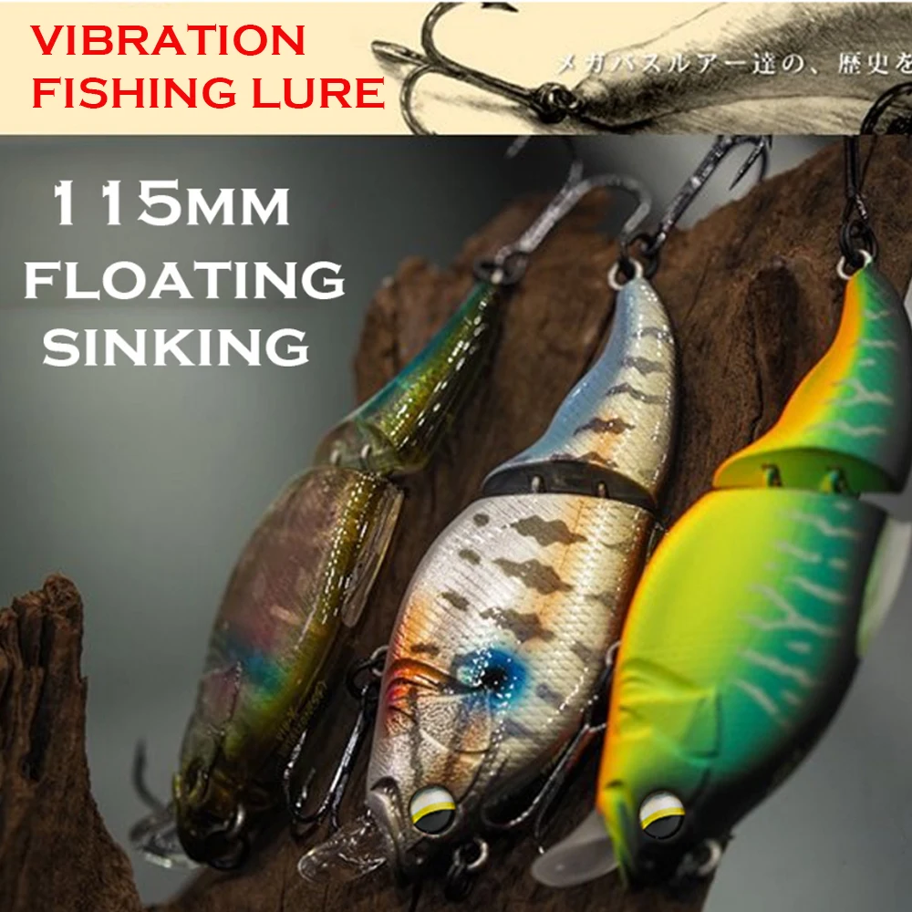 VIB Fishing Lure 115mm 41g 44g Sinking Lipless Crankbait